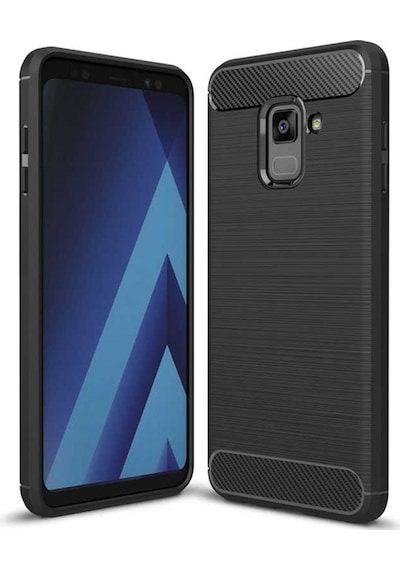 Samsung Uyumlu Galaxy A6 2018 Kılıf Zore Room Silikon Kapak Gri