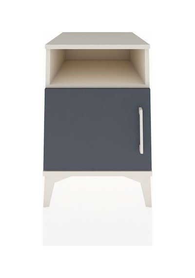 Kronos Komodin 2 Raflı Tek Kapaklı 44x59x64 Aytaşı-antrasit Aytaşı