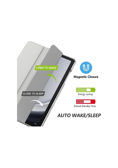 Samsung Uyumlu Galaxy Tab A11 Plus 11inç X230 Kılıf Pu Deri Smart Standlı Case Uyku Modlu X235 X236f