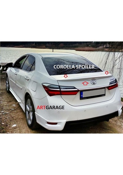 Toyota Corolla Boyasız 2013-2018 Bagaj Spoileri-fiberglass