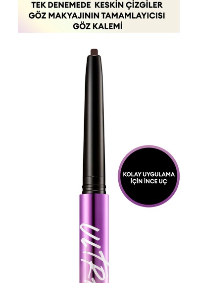 Missha Pürüzsüz Çizim Sağlayan İnce Tasarımlı , Suya Dayanıklı Göz Kalemi Thin Pencil Liner (Real Brown)