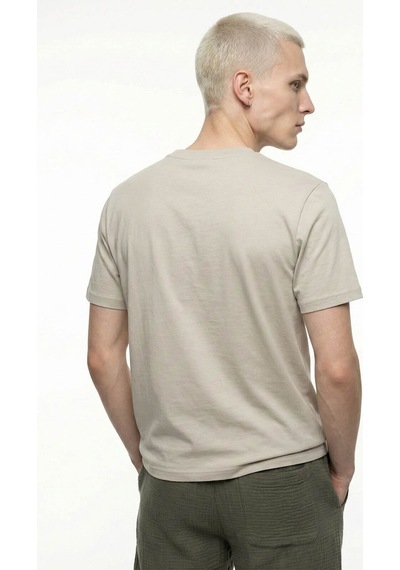 Regular Fit Taş Erkek T-shirt Lf2042953 Bej