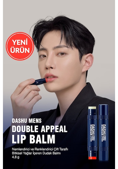 Dashu Mens Double Appeal Lip Balm Kırmızı