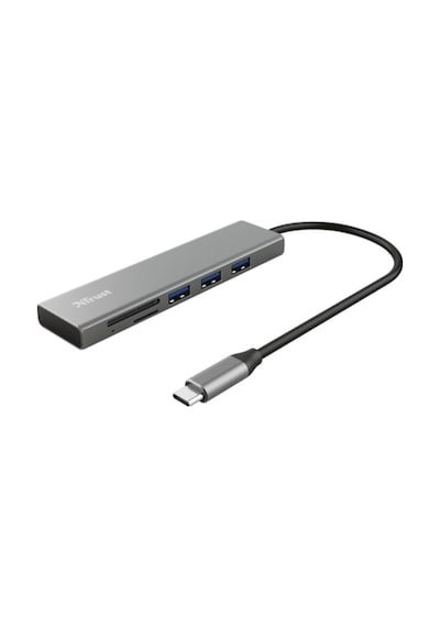 Trust 24191 Halyx Fast Usb-C Hub & Card Reader