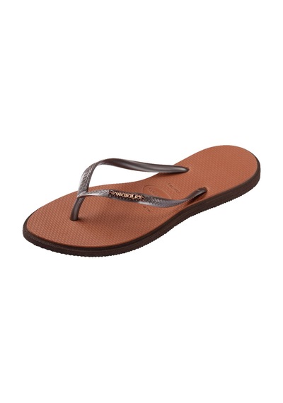 Havaianas Slim Point Kadın Plaj Terliği 4149584 Kahverengi