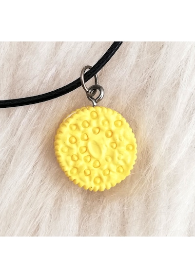 Sarı Oreo Kolye Çok Renkli