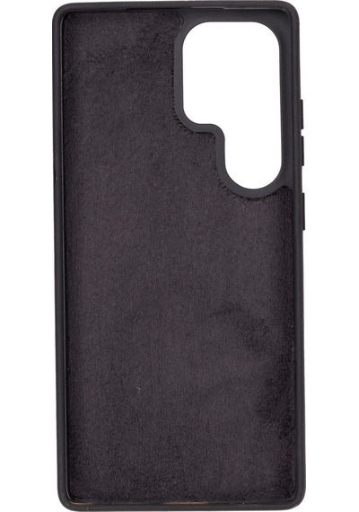 Samsung Galaxy S25 Ultra Uyumlu, Hakiki Deri, El Yapımı, Cüzdanlı Kılıf, Parlak Siyah Siyah