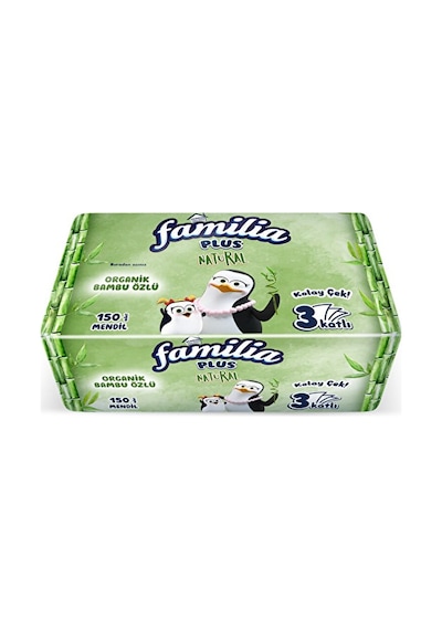 Familia Plus Natural Çek Al Mendil 150'lı 5 Adet