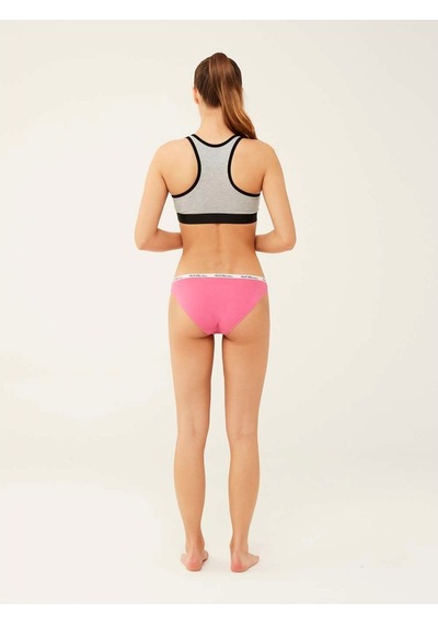 U.S. Polo Assn. Kadın Mercan - Neon Yeşil - Turkuaz   3 Lü Slip 66288 Yeşil