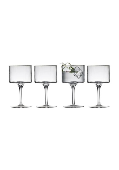 4'lü Set Cin &amp Tonik Cam 32 Cl Palermo Gold Genel