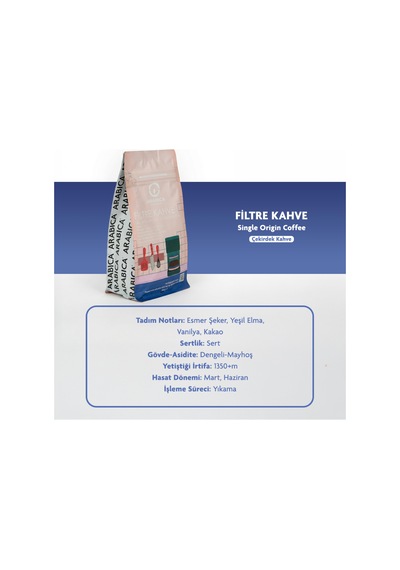 Filtre Kahve 250 Gr Çekirdek Kahve Taze Kavrulmuş Çekirdek