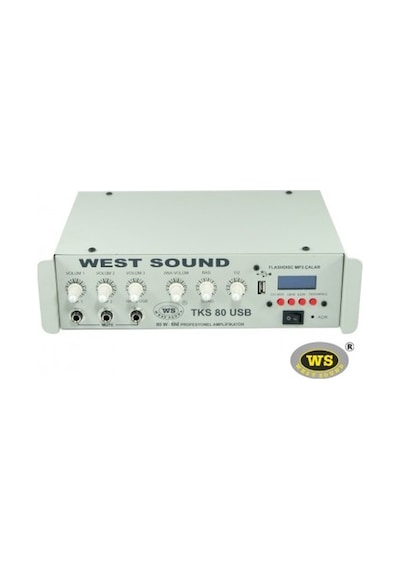 West Sound Tks80 Usb Tr Anfi Mikser 80W Usb Li Trafolu