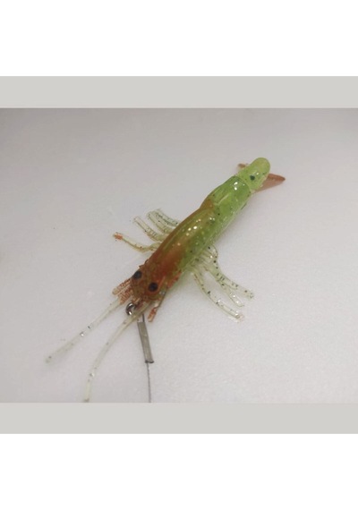 Aldos Karides Sahte Silikon Shrimp Balık Yemi Silikon Karides 7,62 Cm 6,5 Gr