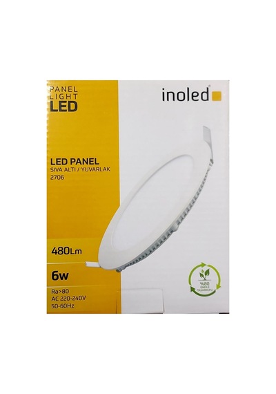 İnoled 6 W Sıva Altı Spot Lamba 4000k Günışığı Gün Işığı
