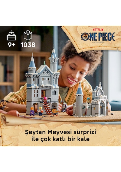LEGO® ONE PIECE Drum Kalesi Savaşı 75645 - 9 Yaş ve Üzeri Çocuklar için Minifigür İçeren Yaratıcı Oyuncak Yapım Seti (1038 Parça)