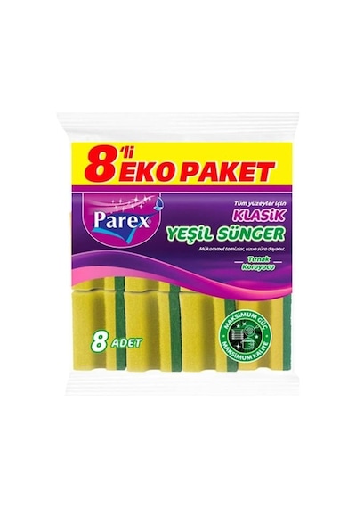 Oluklu Sünger 8 Li