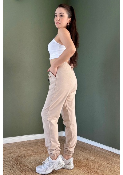 Bbbutikbasic Jogger Eşofman Altı G5699 Bej