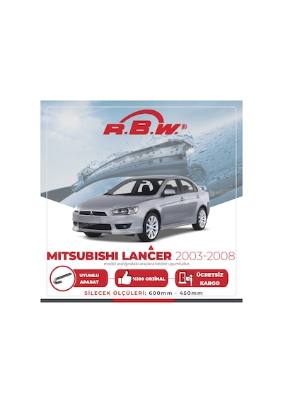 RBW Mitsubishi Lancer 2003 - 2008 Ön Muz Silecek Takım