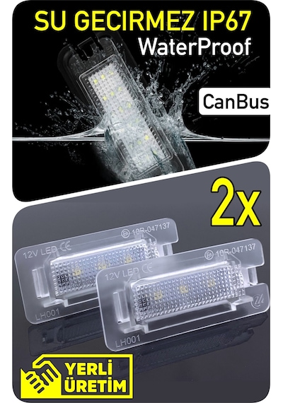 Audı Q3 8u 2011-2018 Canbus Led Plaka Aydınlatma Ledi Lambası