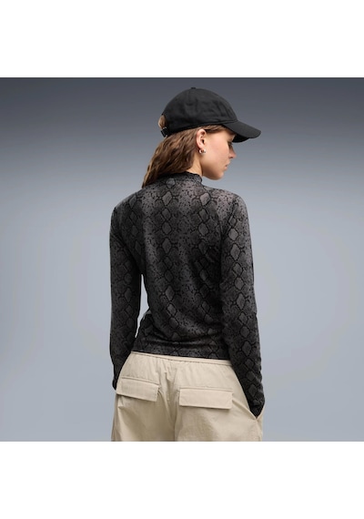 Puma Snake Aop Kadın Siyah Sweatshirt 638749-01