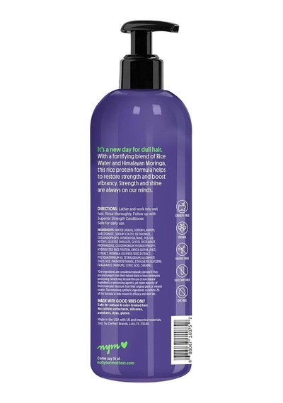Not Your Mother's Rice Water & Himalayan Moringa Güçlendirici Şampuan 450ml Tüm Saçlar