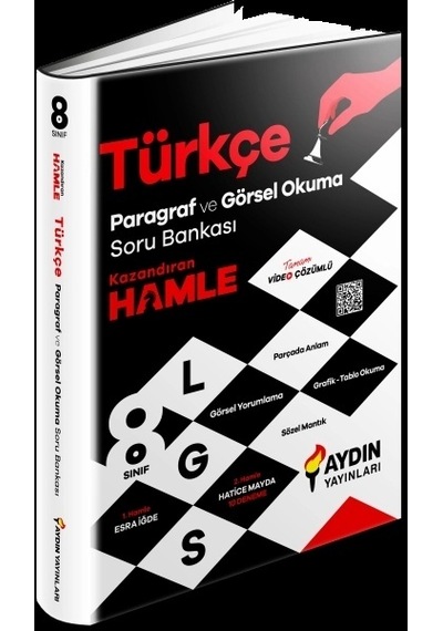8. Sınıf Görsel Okuma ve Paragraf Soru Bankası -  Aydın Yayınları