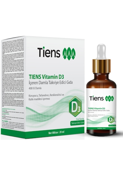 Tiens D Vitamini İçeren Damla Takviye Edici Gıda 20 ML
