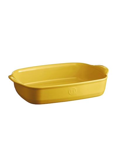 Emile Henry Fırın Kabı Dikdörtgen 36 x 23 cm Mat Sarı/Provence Ye Mat Sarı