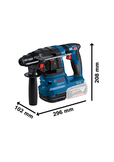 Gbh 185-lı Akülü Sds-plus Kırıcı Delici 18 Volt, Solo, 1,9 J, Betonda Delme Çapı: 22 Mm, Karton Kutuda, Akü Dahil Değildir