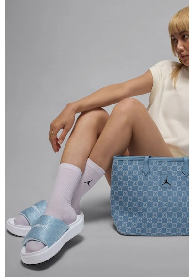 Nike Jordan Sophia ''rattan'' Womens Sandals Kadın Günlük Terlik Mavi Kahverengi Nike Jordan Sophia ''rattan'' Womens Sandals Kadın Günlük Terlik Mavi Kahverengi