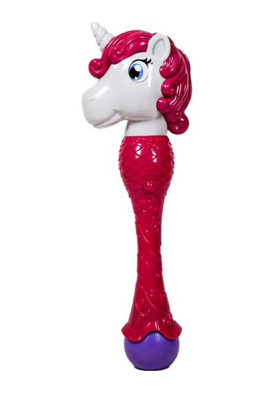 Bubble Wand Light Up Big Mermaid Unicorn 8823a