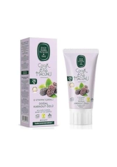 Doğal Karadut Özlü Çocuk Diş Macunu 60ml