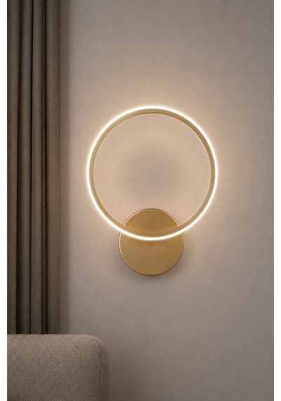 AvizeGO Tisa Modern Led Duvar Apliği Günışığı Eskitme