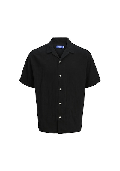 Jack & Jones Jack Jones Erkek Pamuklu Kısa Kollu Gömlek 12274798 Siyah Jack & Jones Jack Jones Erkek Pamuklu Kısa Kollu Gömlek 12274798 Siyah