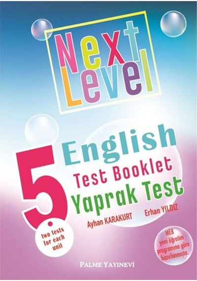5 Sınıf English Test Booklet Palme Yayınları