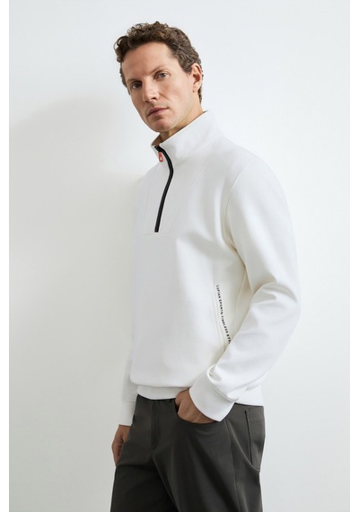 Lufian Wyatt Erkek Sweatshirt Kırık Beyaz Kırık Beyaz 112030206100510