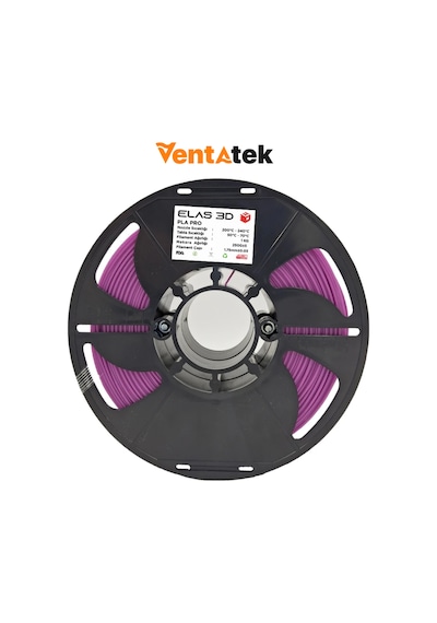 Elas 3d Pastel Mor Pla Pro Filament - 1.75mm - 1 Kg