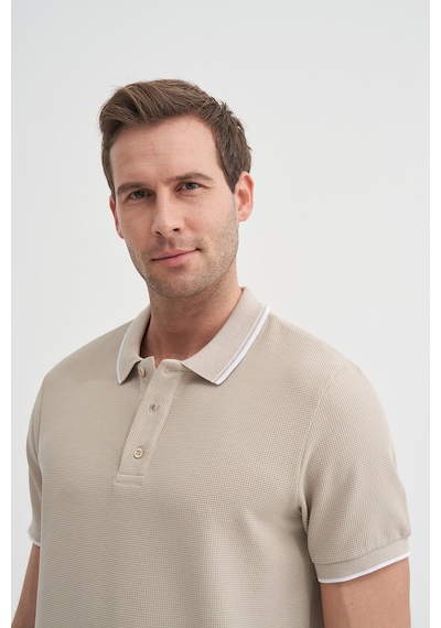 Cazador Erkek Bej Polo Yaka Tshirt 42470