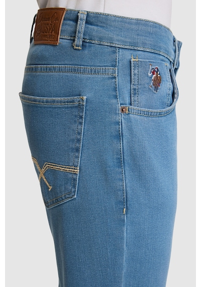 U.S. Polo Assn. Erkek Açık Mavi Slim Fit Jean Pantolon 50325212-dn0003 Lıght Blue C