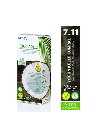 Botanıc Amonyaksız Kalıcı Krem Boya Seti 7.11