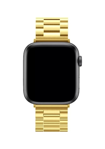 Newface Apple Watch 42mm Metal Baklalı Kordon - Gold Diğer