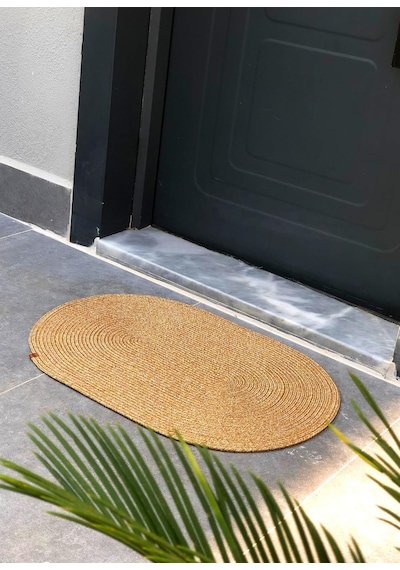 Sfb Home Textile Jüt Hasır İç Dış Ev Ofis Balkon Bahçe Dekoratif Kapı Önü Paspası Özel Yapım Elde Dokuma Hed Genel