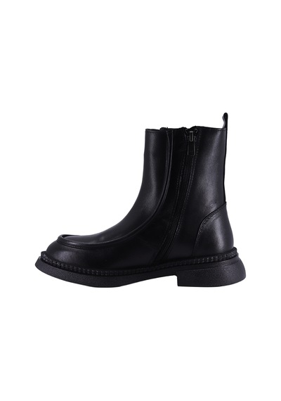 Albini 26101952 Hakiki Deri Kadın Bot Siyah