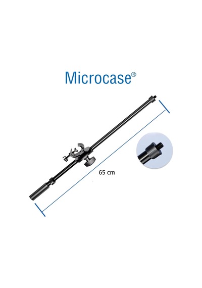 Tr Stüdyo Mikrofon Standları İçi Metal Boom Kolu Boomarm 65 Cm 3/8 Vida - Al4729 Genel
