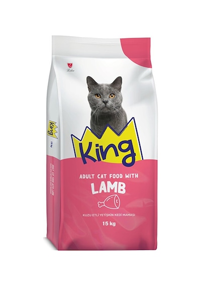 Kıng Kuzulu Yetişkin Kedi Maması 15kg