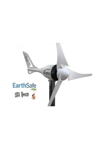 İ-500 24v Rüzgar Türbini İsta-breeze + Şarj Kontrol Cihazı