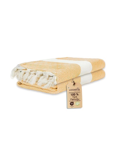 2'li Paket -%100 Pamuk Peştamal 100x180 Cm, Havuz Ve Plaj Havlusu, Spor Havlusu, Hızlı Kurur Ve Koku Yapmaz, Emici