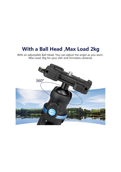 Ulanzi Tt20S Top Kafa Esnek Masaüstü  Tripod