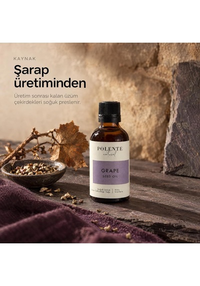 Üzüm Çekirdeği Yağı,%100 Saf Ve Doğal, Soğuk Sıkım, 50 Ml Diğer