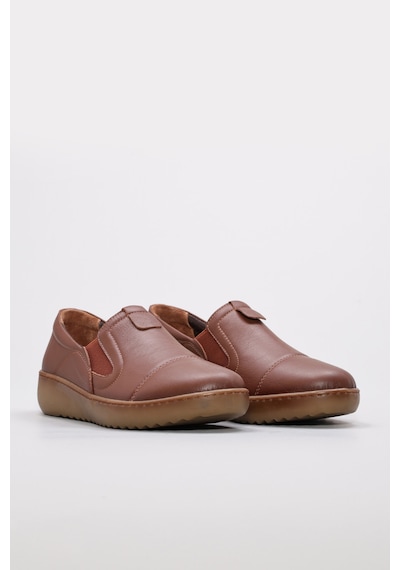 Fast Step Hakiki Deri Kadın Casual Ayakkabı 864za1204 Taba